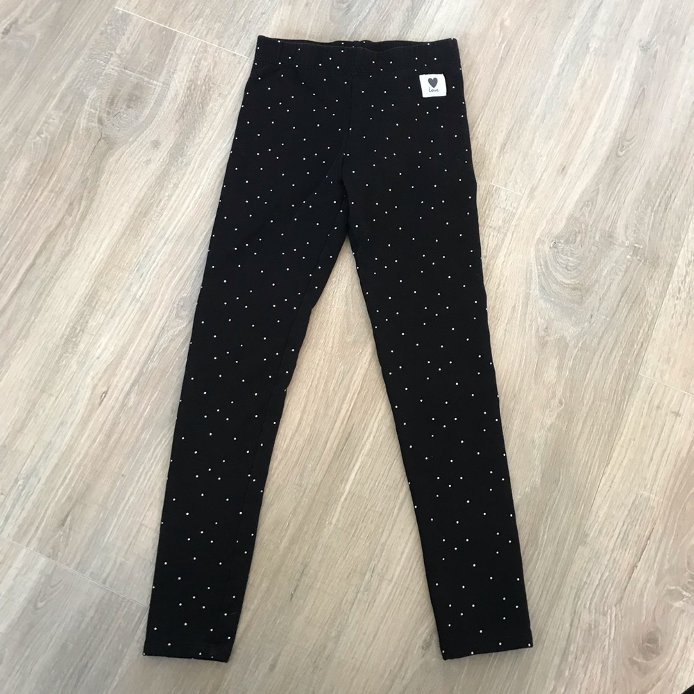 H&M thick cozy Polka dot Leggings